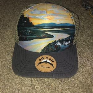 Art for all trucker hat